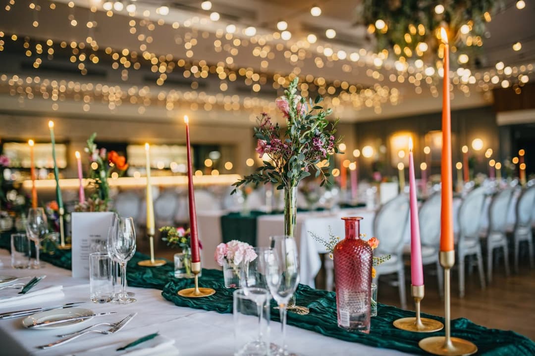 Wedding lighting and modern audio enhancements