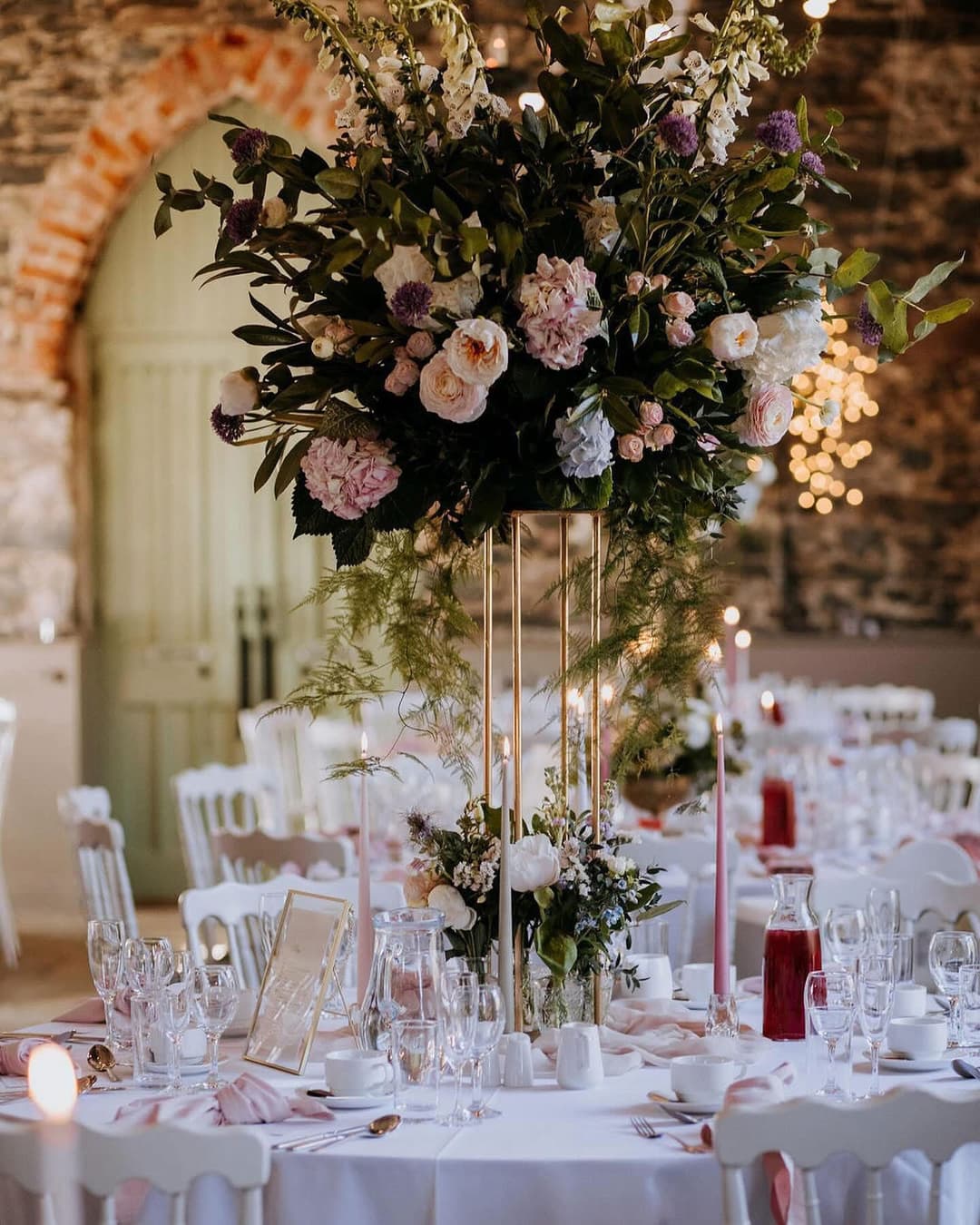 Beautiful floral arrangements and wedding bouquets